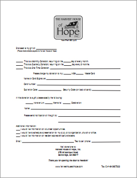 Click here to download the donation form